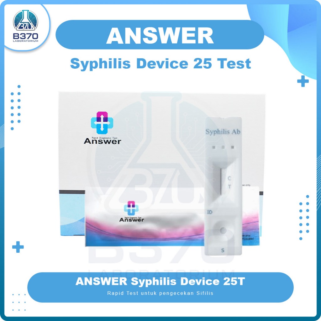 ANSWER Syphilis Strip 50 Test / Device 25 Test