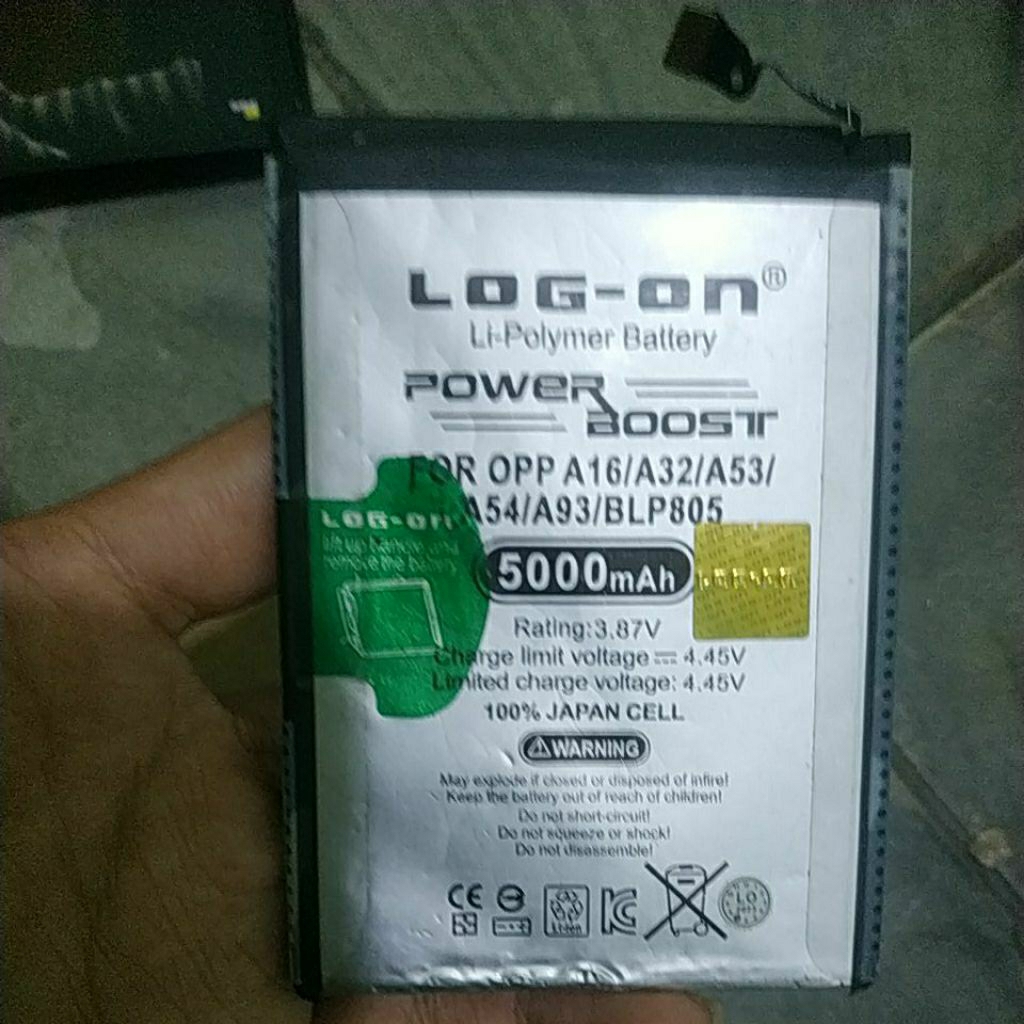 BATERAI OPPO A33/A53 blp805 minus fleksibel