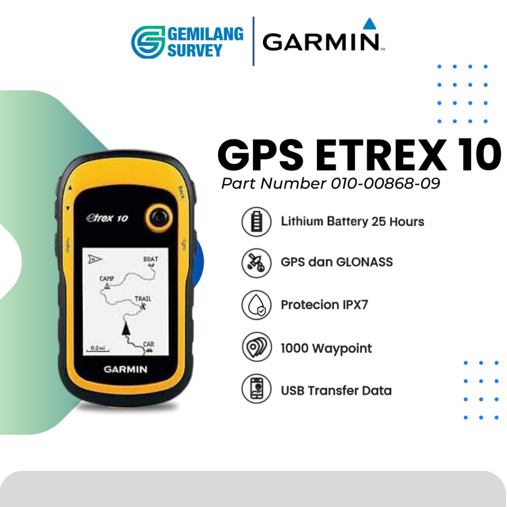 Garmin eTrex 10 Second Unit Normal