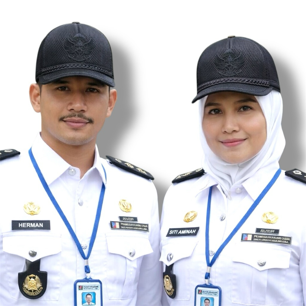 TOPI GARUDA FULL HITAM - TOPI PERANGKAT DESA - TOPI LURAH - TOPI CAMAT - TOPI BUPATI