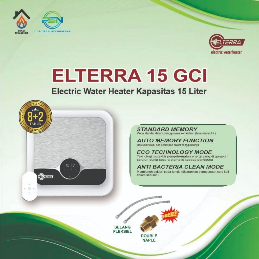 ELTERRA Water Heater HE15 GCI