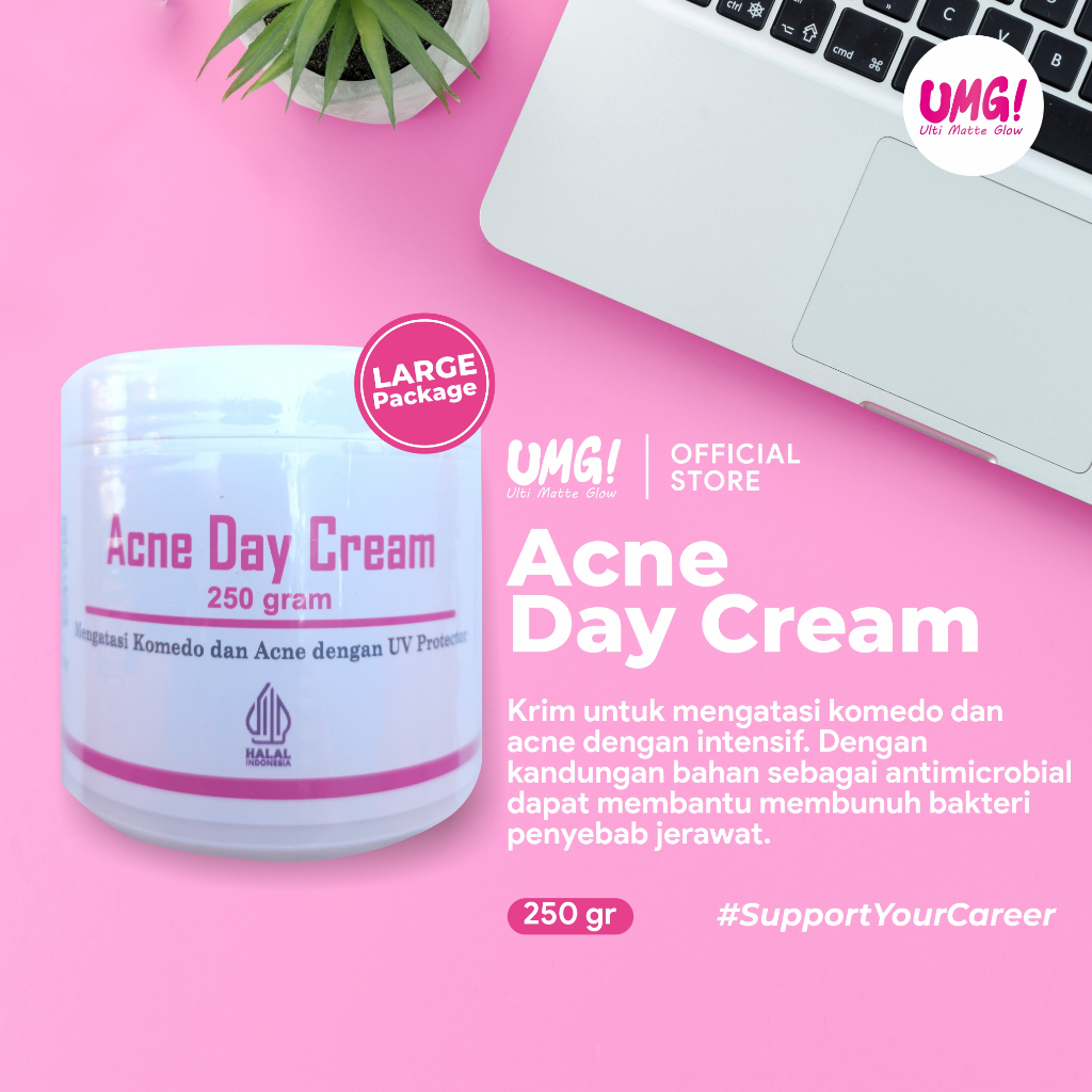 UMG Ulti Matte Glow (250GRAM) day cream acne (for acne skin)