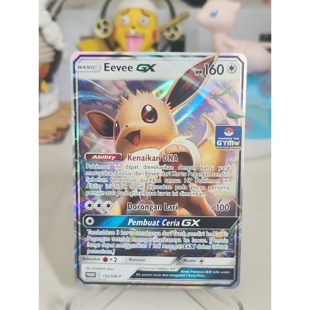 Eevee GX pokemon GYM Kartu/Card Pokemon TCG Indo