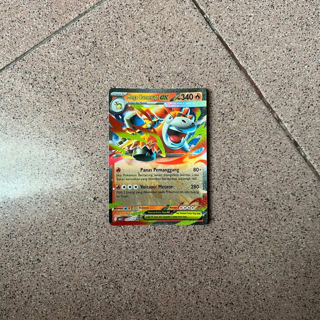 Mega Camerupt EX RR - MA1 Evolusi Mega