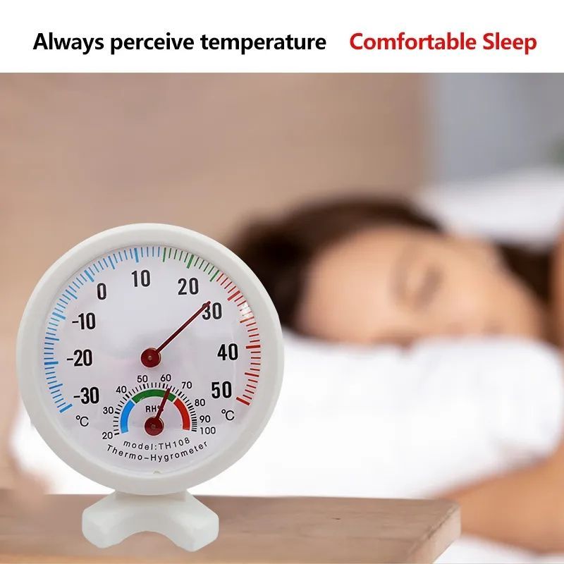 Termometer Suhu Ruangan Hygrometer Analog Alat Pengukur Suhu Ruangan
