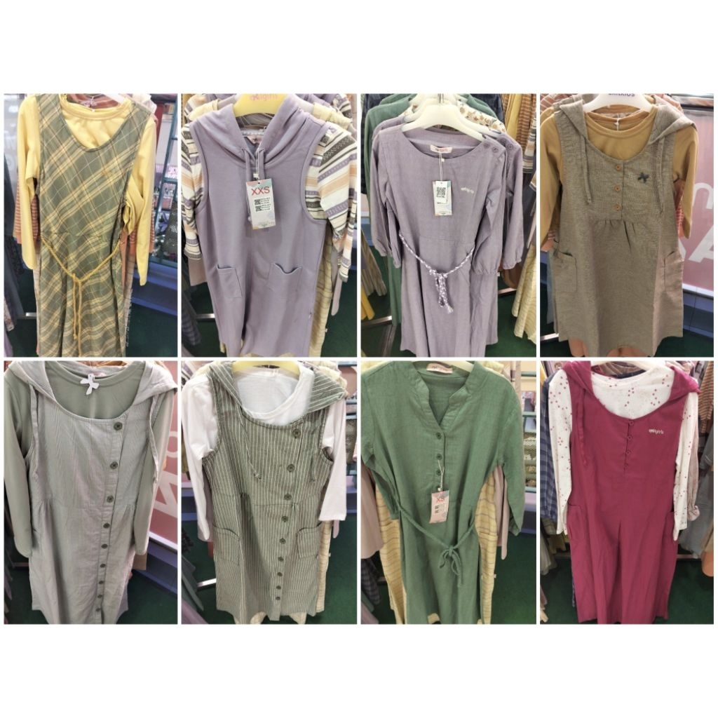 Dress dan Set Overall Exit Girls Promo