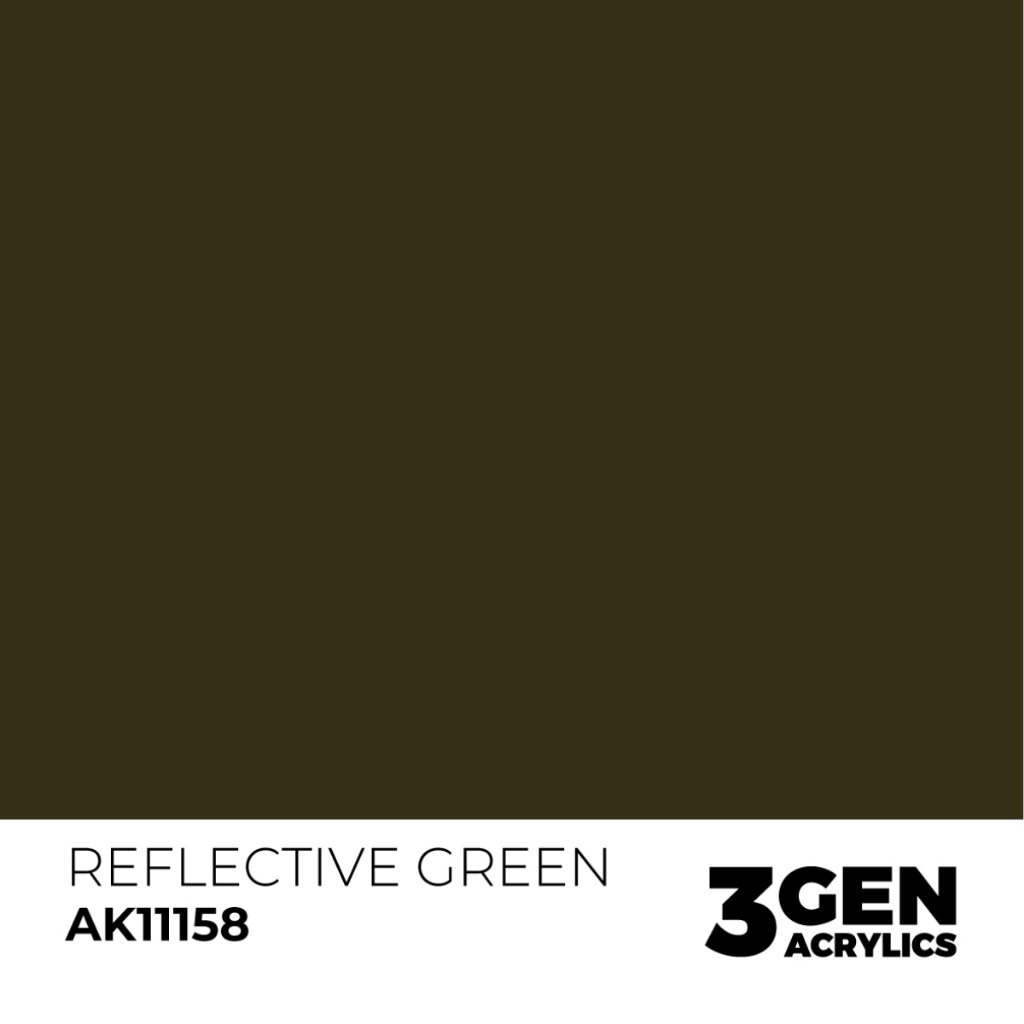 AK 11158 Reflective Green - Figure Military Boardgame Acrylic Paint