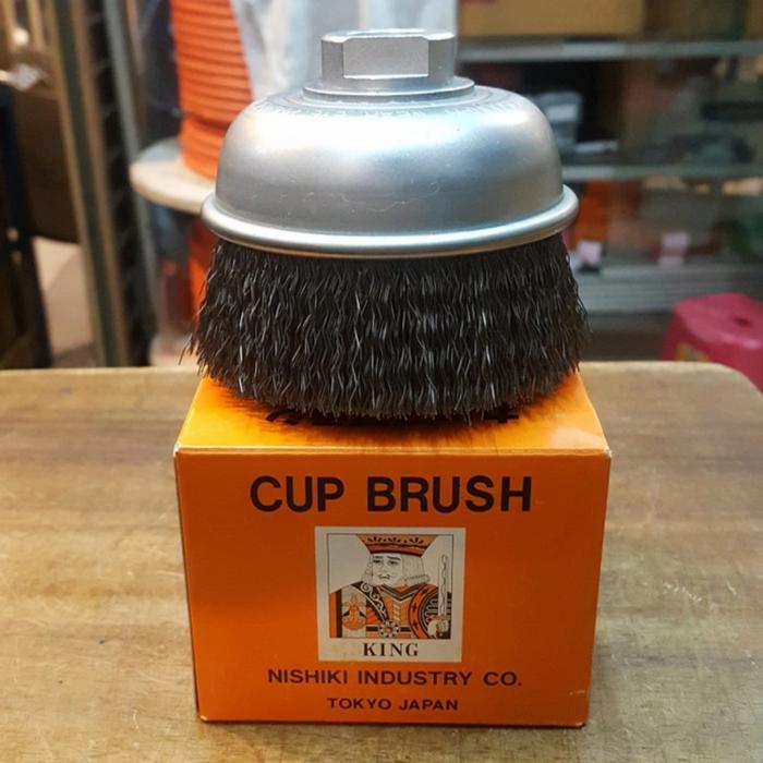 Sikat Mangkok Baja A5 / Cup Brush King Nishiki Ah-157 7" (22)