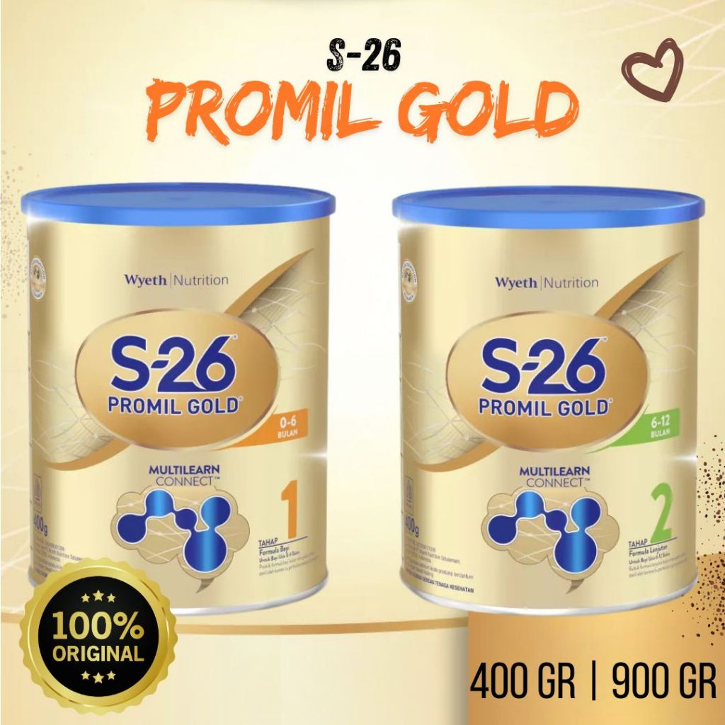 S-26 Promil GOLD Tahap 1 & 2 - 400gr | 900gr