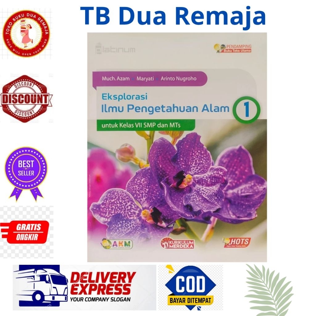 Buku Eksplorasi IPA Untuk Kelas 7 SMP/MTs Penerbit PLATINUM Kurikulum MERDEKA