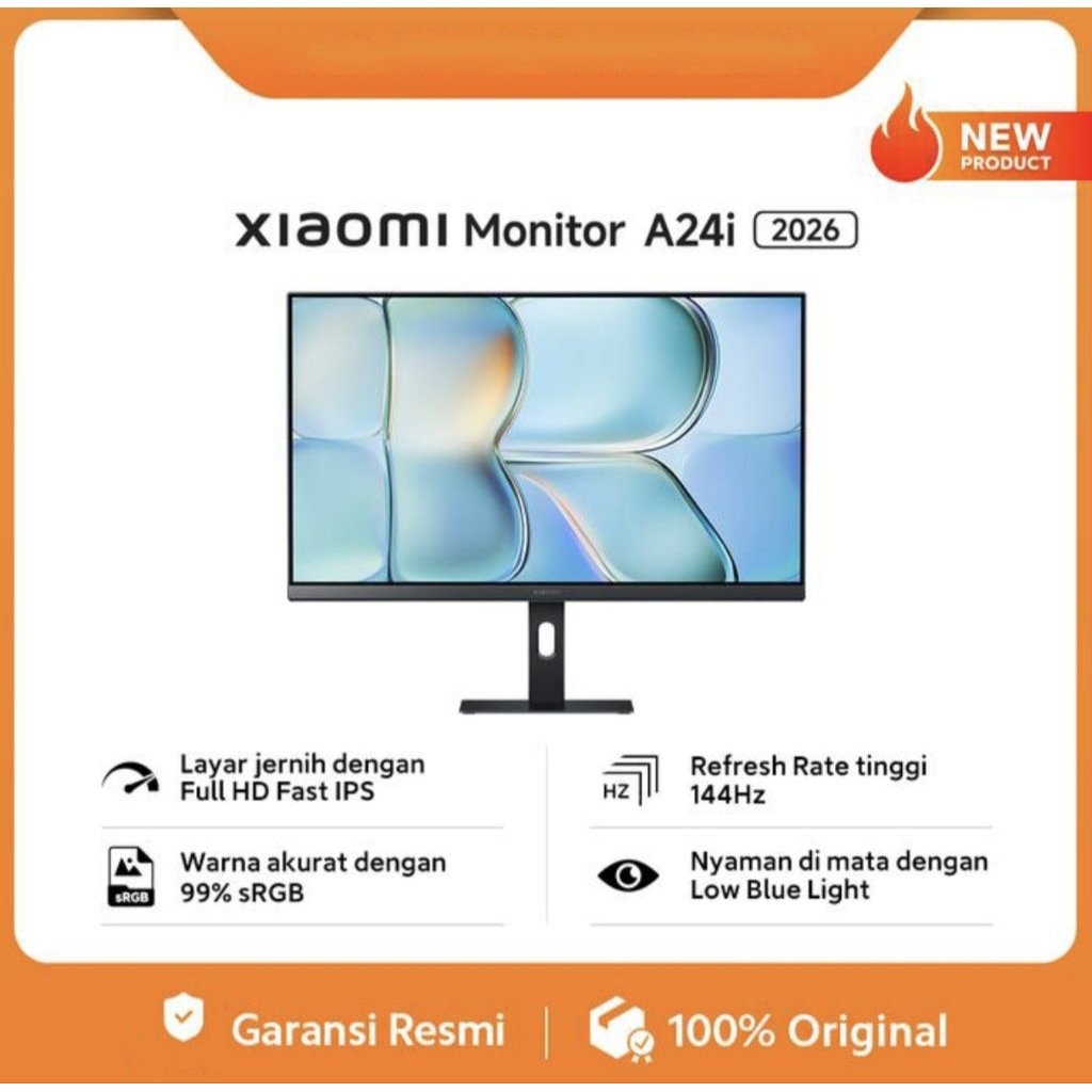 LED Monitor Xiaomi A24I 2026 24inch FHD IPS 144Hz