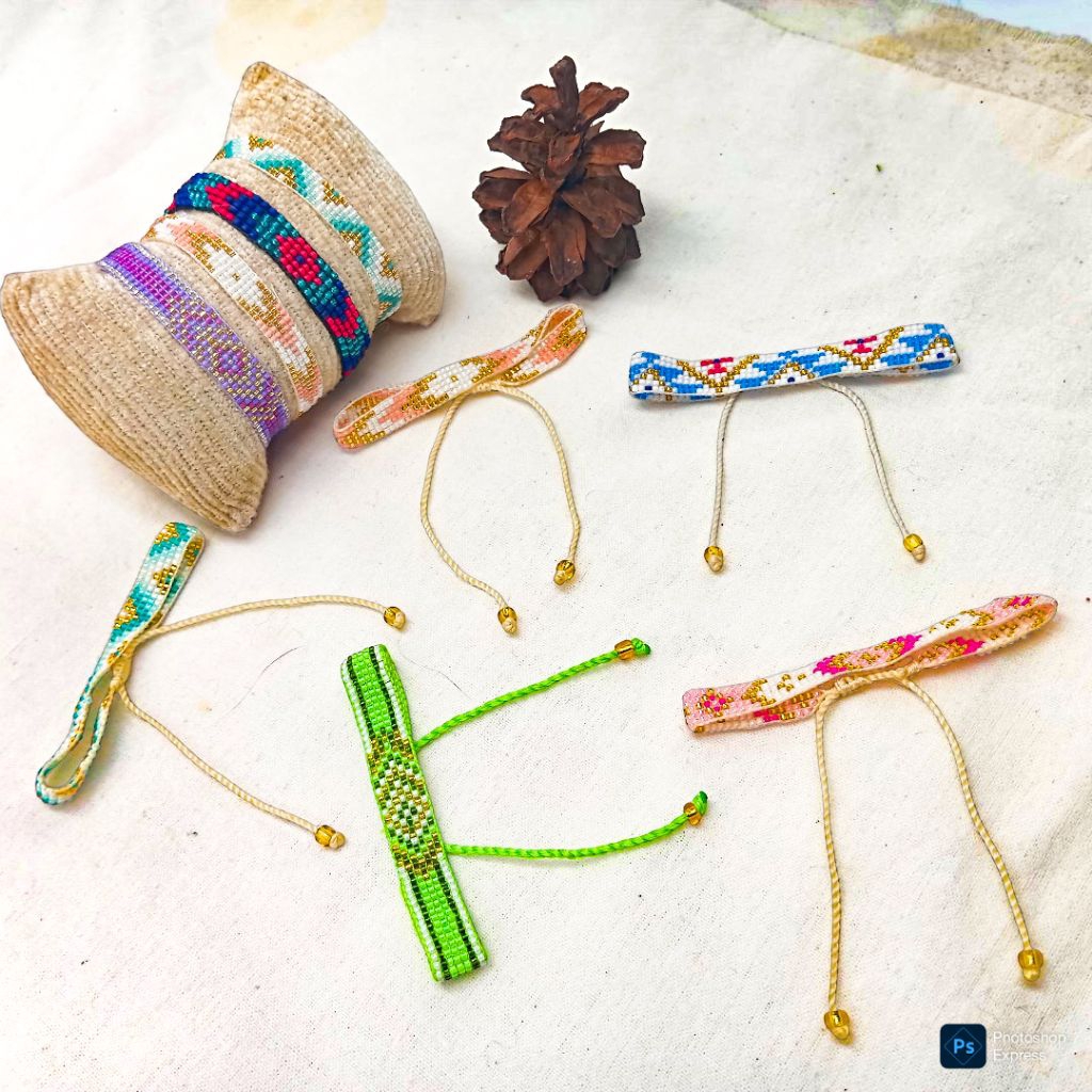 Gelang Etnik Manik Miyuki