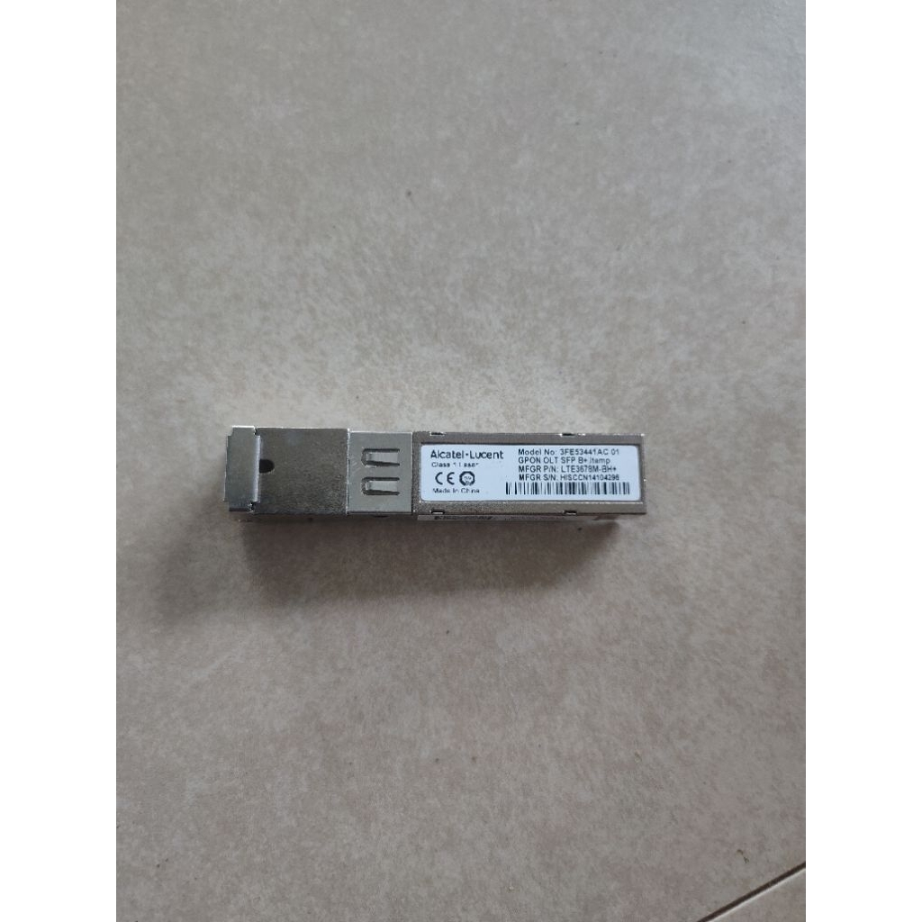 SFP jadul Alcatel.Lucent GPON OLT B+ Class 1 Laser second seadanya