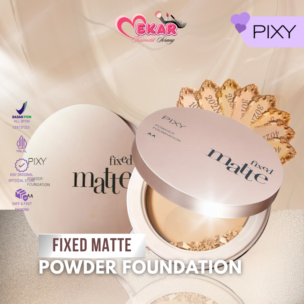 PIXY Fixed Matte Powder Foundation | Bedak Padat Pixy