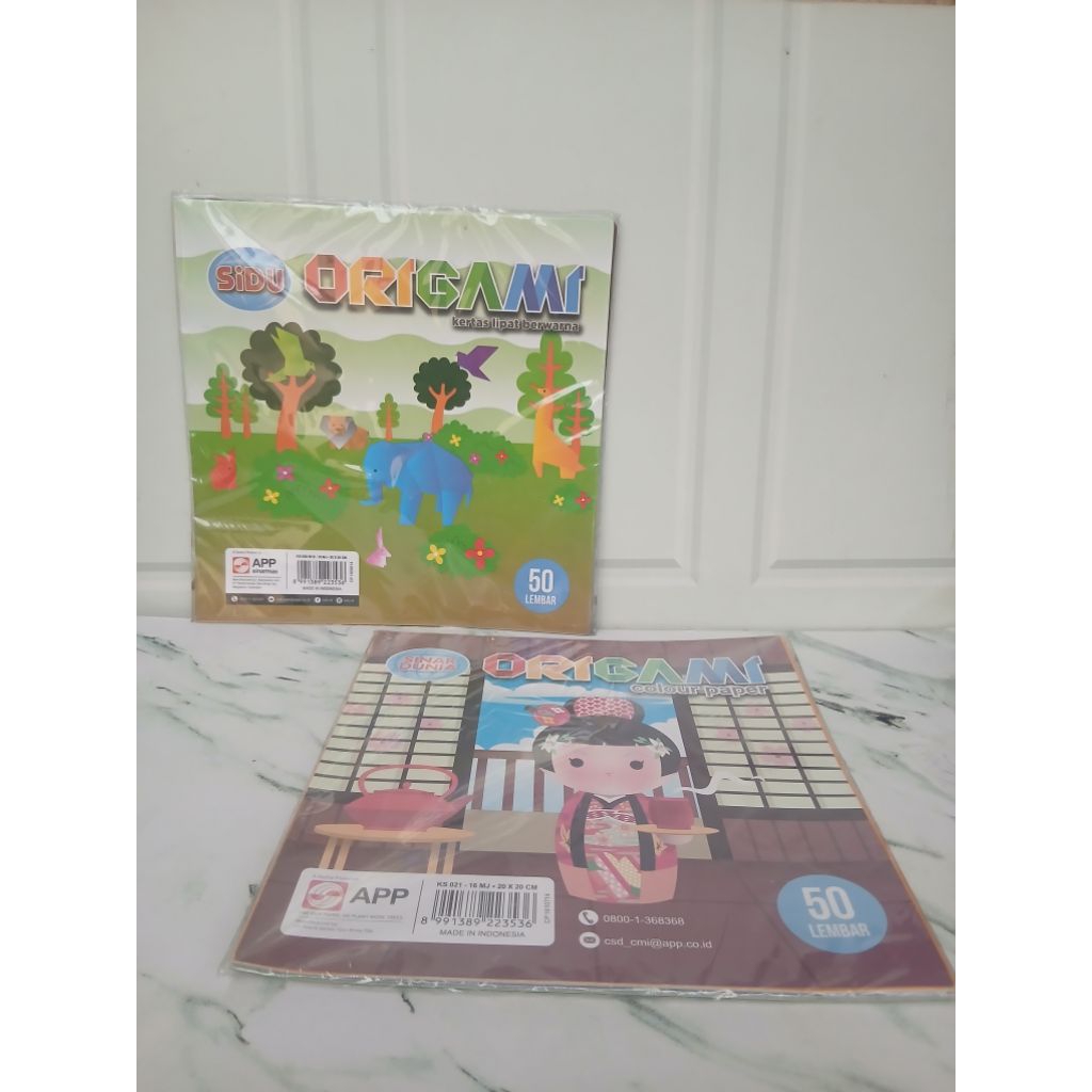 Sidu origami besar 20cm x 20 cm/ pack