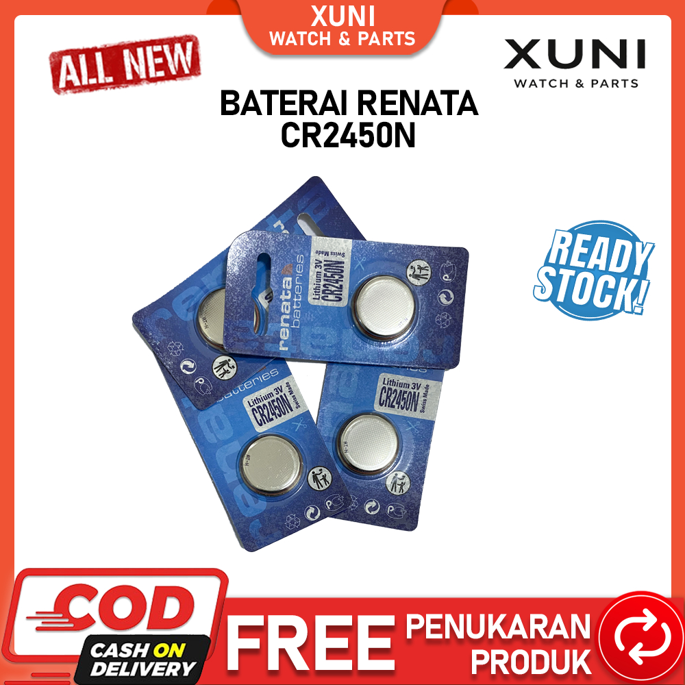 Baterai RENATA CR2450 2450N CR 2450 Battery RENATA CR2450 2450N CR 2450 Batre RENATA CR2450 CR 2450
