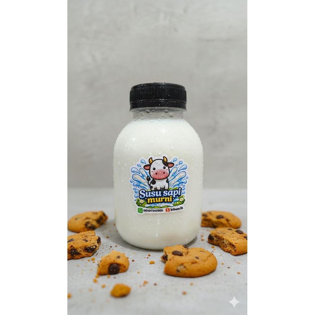 BIBUMILK / Susu Sapi Murni Pasteurisasi 250ml