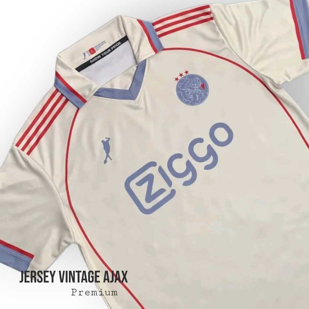 Jersey Ajax 3rd Player Issue 2025 2026 Ukuran M-XXL Jersey Vintage Fantasy Ajax