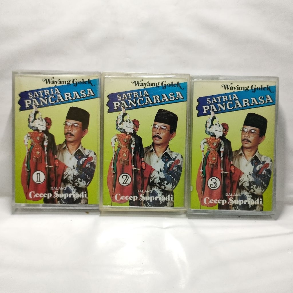 Kaset Pita Wayang Golek Satria Panca Rasa - Dalang Cecep Supriadi (set 3 Kaset)