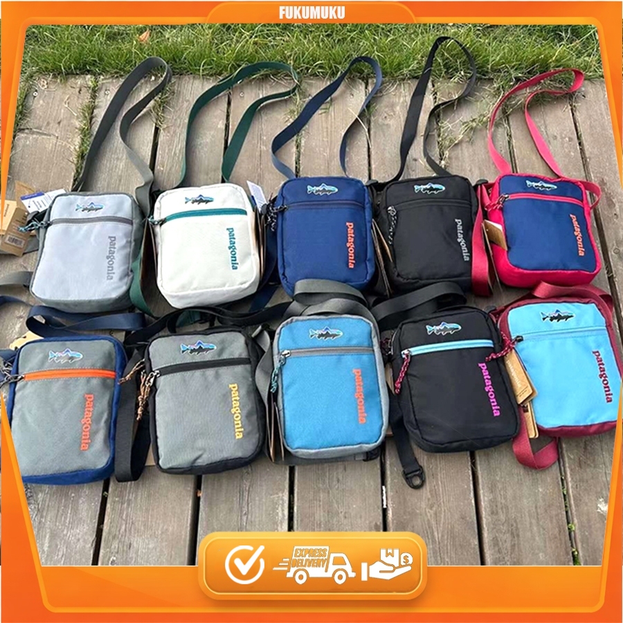 Tas PATAGONIA Selempang Fishing Adventure Edition / Sling Bag Pria Outdoor PTG