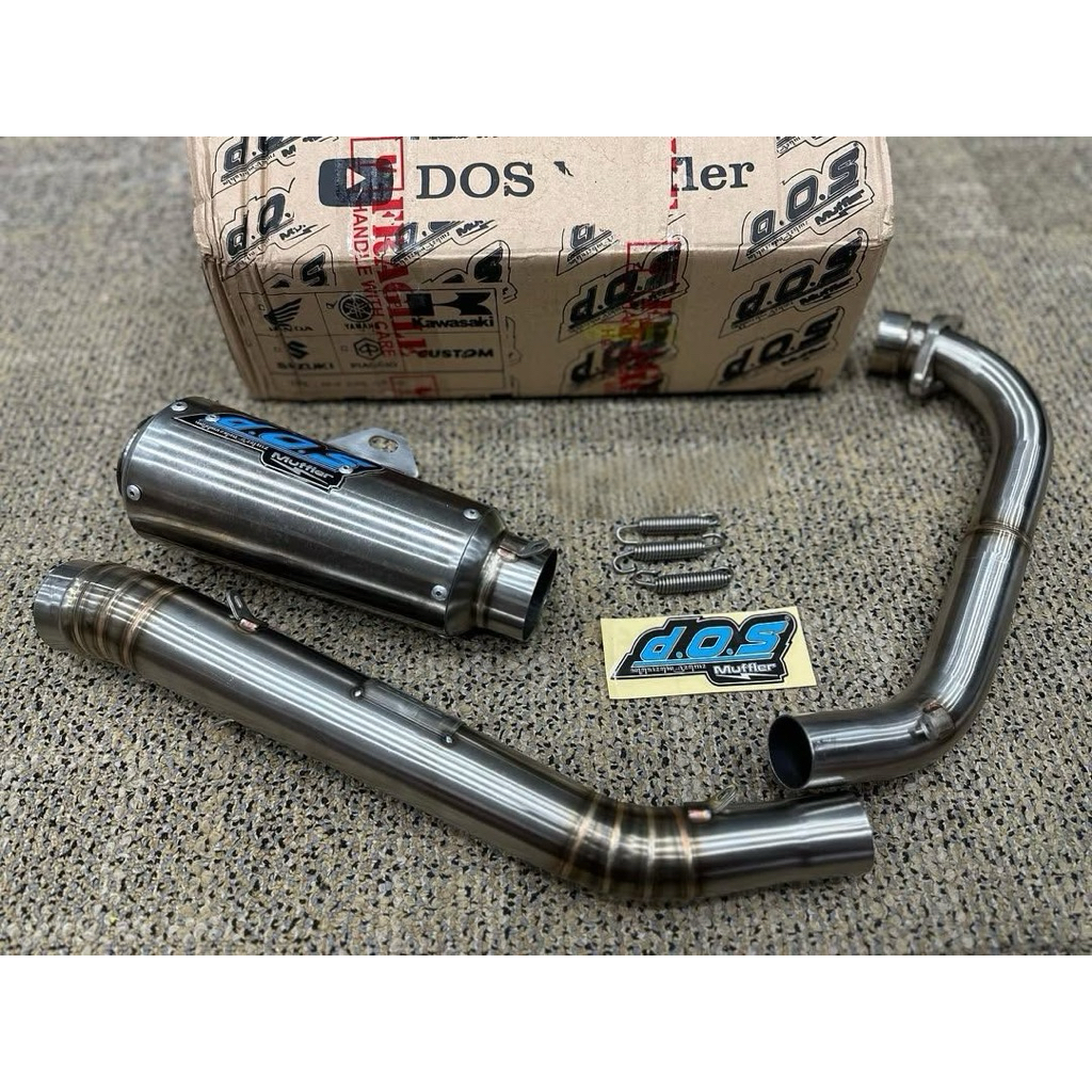 KNALPOT MX KING MODEL SOLO STYLE ORIGINAL DOS MUFFLER