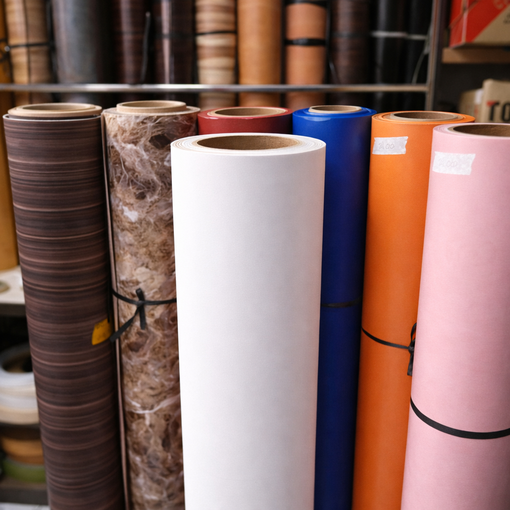 PVC Sheet Putih Doff / Decosheet – Pelapis Finishing Furniture