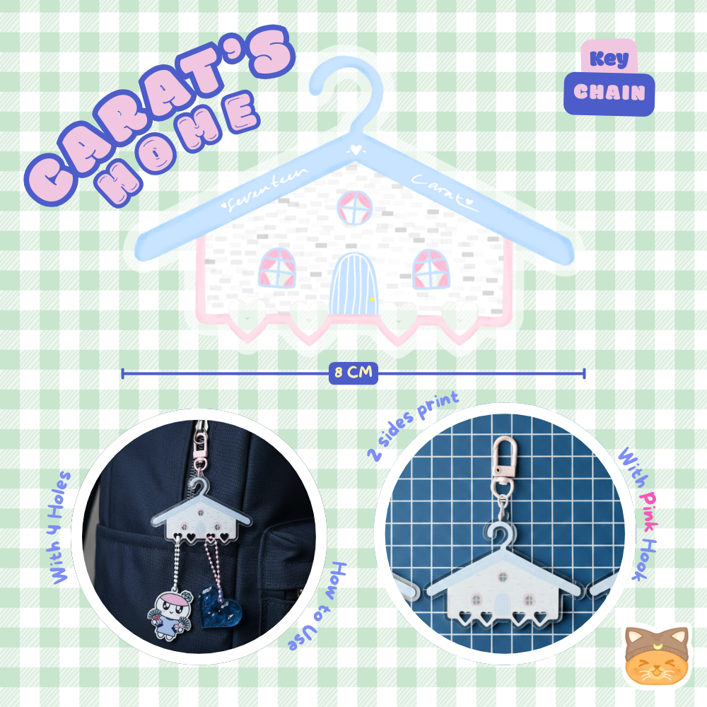 [PO] SEVENTEEN KEYCHAIN CARABINER | RUMAH GANCI