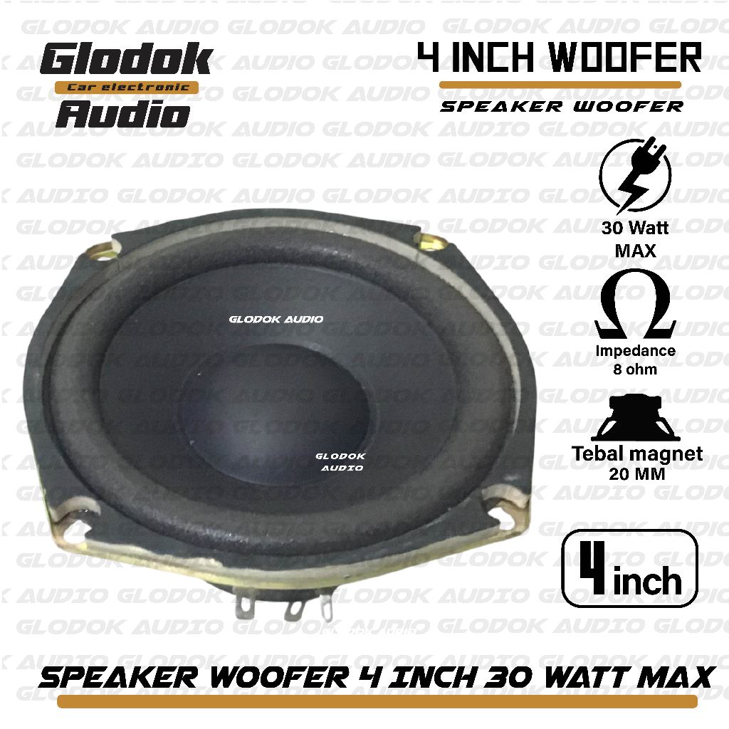 Speaker woofer 5 inch 30 watt magnet besar tipe B
