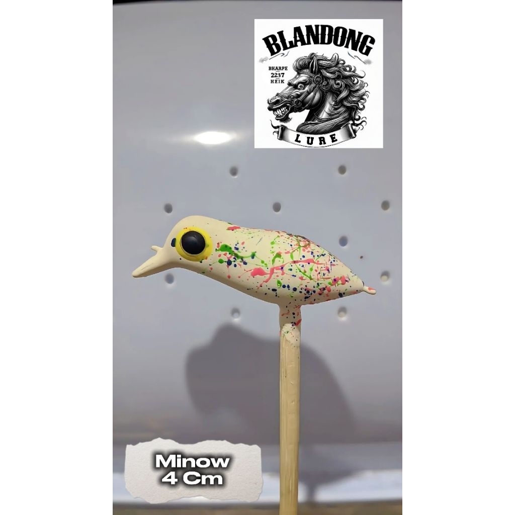 Molding / Cetakan Soft Frog Minow Ukuran 4 cm