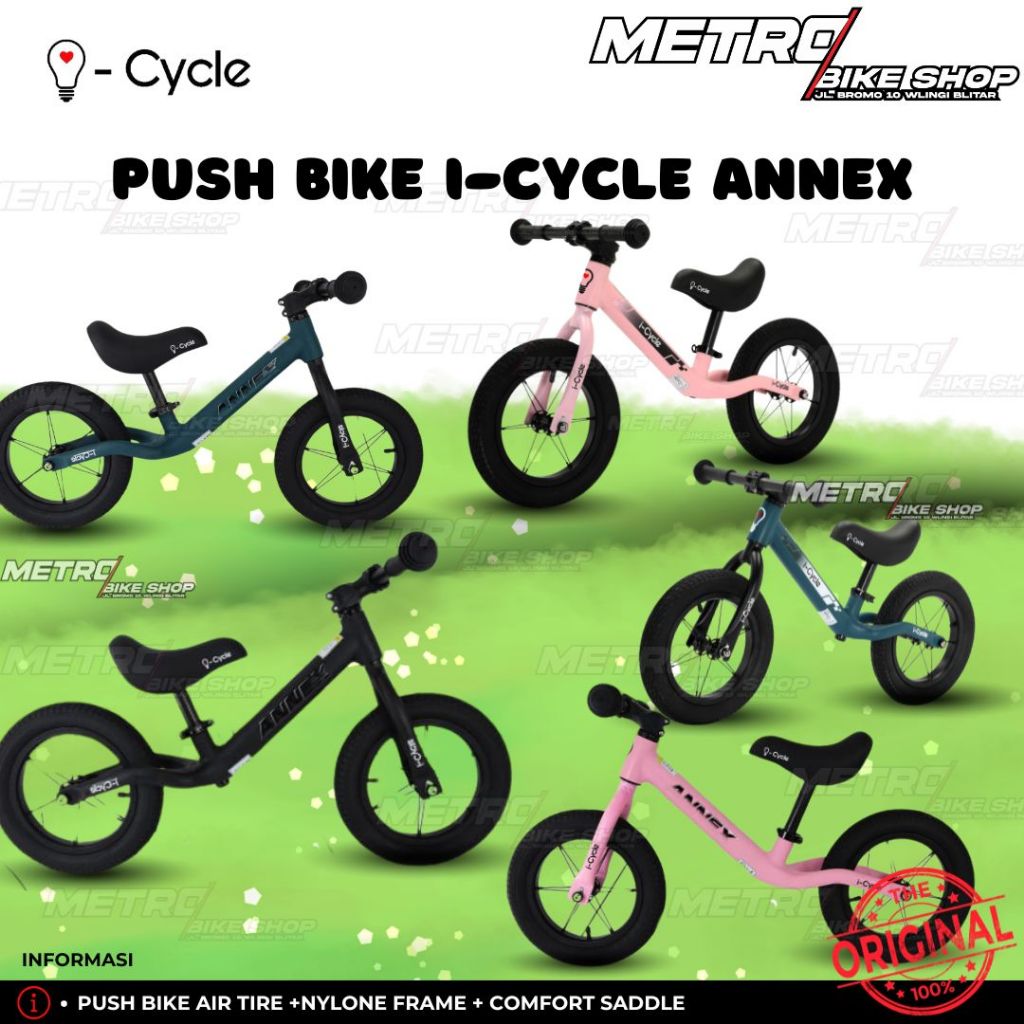 Push Bike Pushbike Balance bike I-cycle Annex Push Bike anak Balance bike anak i-cycle