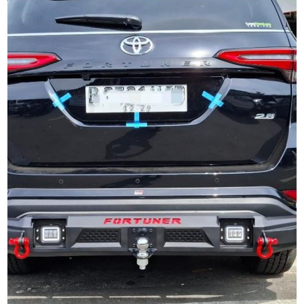 tanduk/towing belakang Fortuner GR 2024