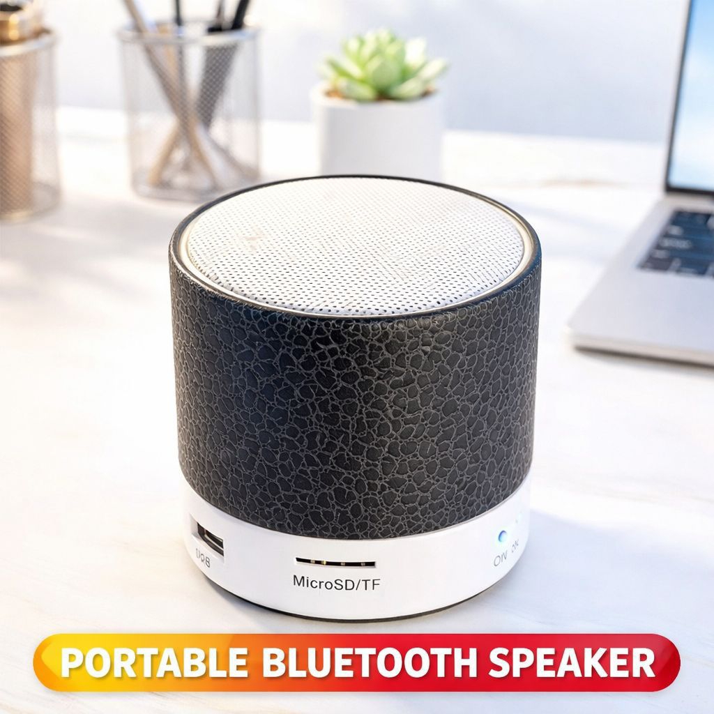 Bluetooth Speaker Portable Mini LED Suara Kencang & Bass Mantap