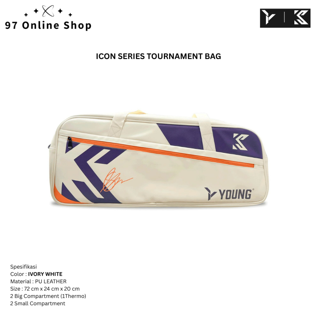 YOUNG KEVIN SANJAYA ICON SERIES TOURNAMENT BAG Y-KSS1BG01-C / Tas Badminton Kevin Sanjaya Series - I