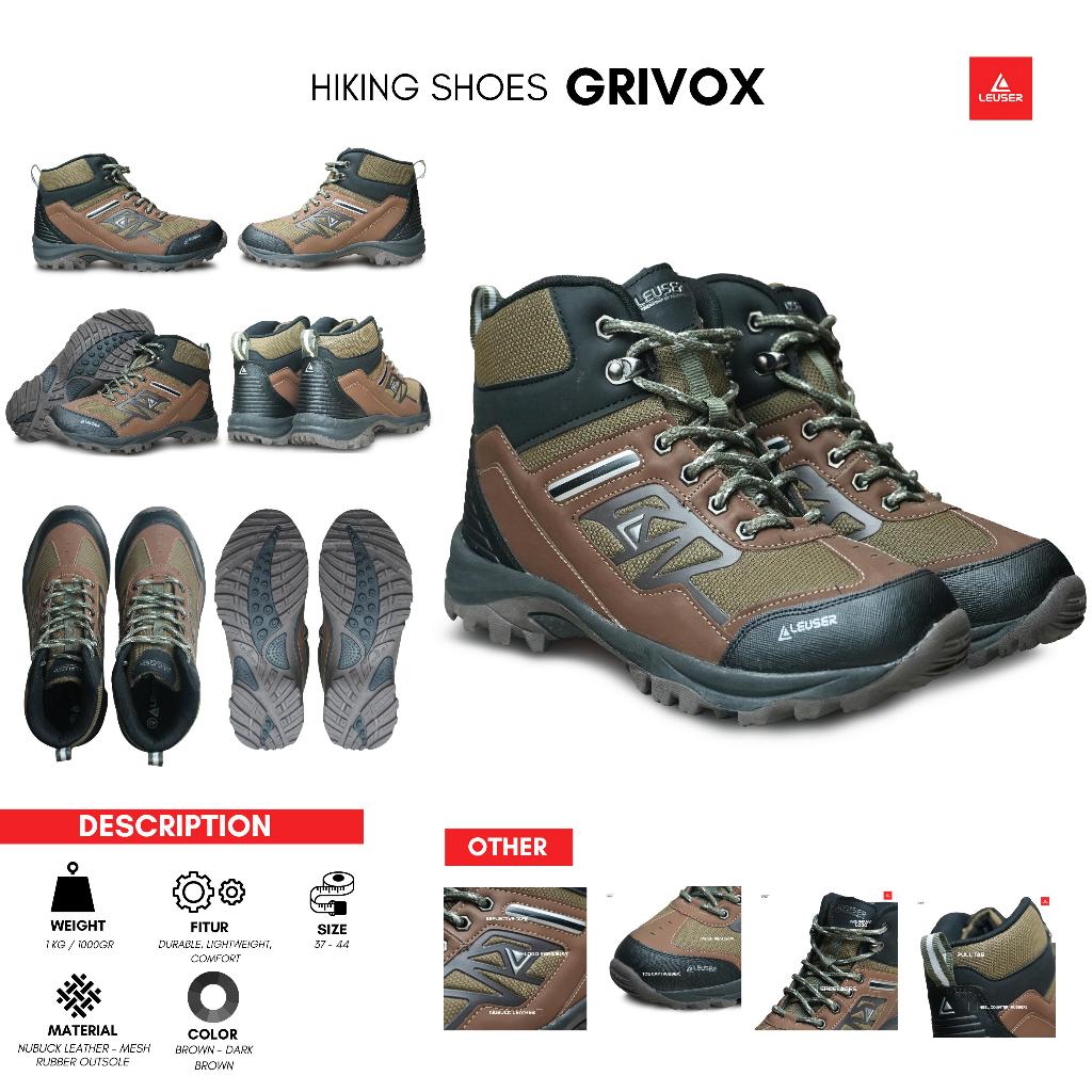 Leuser Sepatu Hiking Grivox