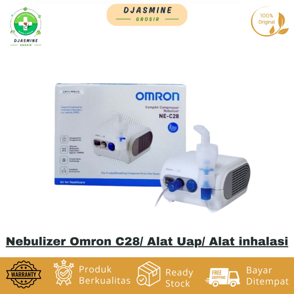Nebulizer Omron C28/ Alat Uap/ Alat inhalasi