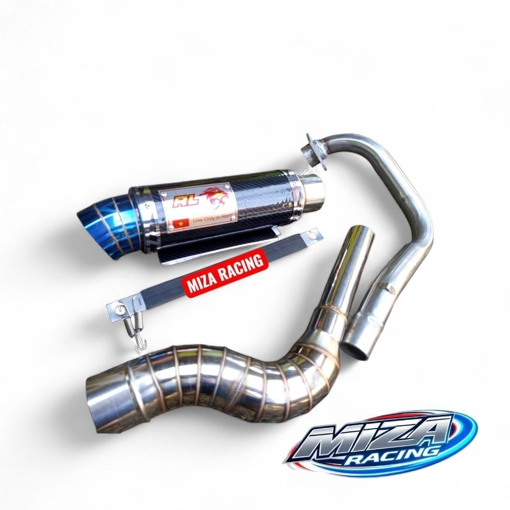 Y15 EXHAUST RED LEO OPEN SHORT RACING BLACK CARBON PURPLE ORIGINAL Y15ZR
