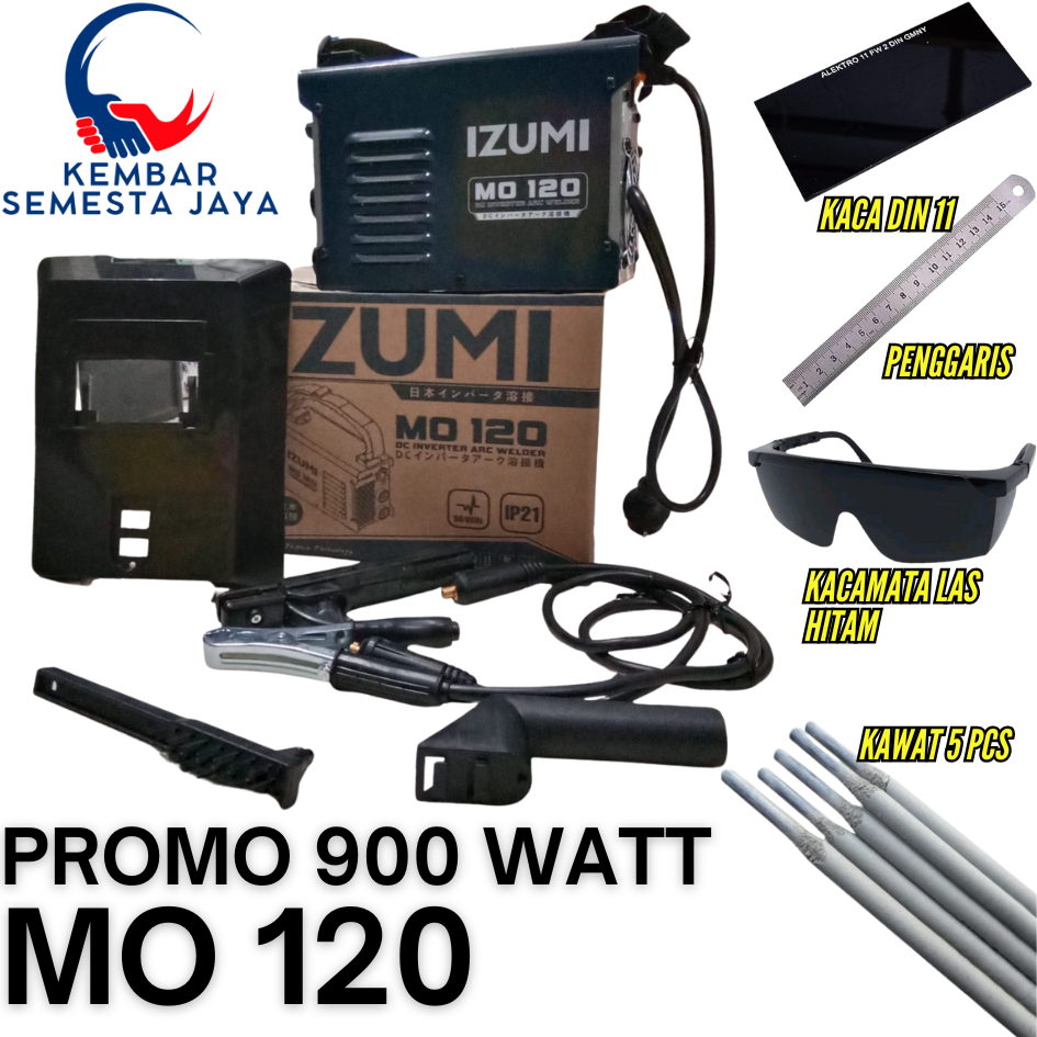 IZUMI MO 120 Mesin Las Listrik Travo Las Inverter 900w IGBT MMA 120A IZUMI MAX MO120 MO 120 900 Watt