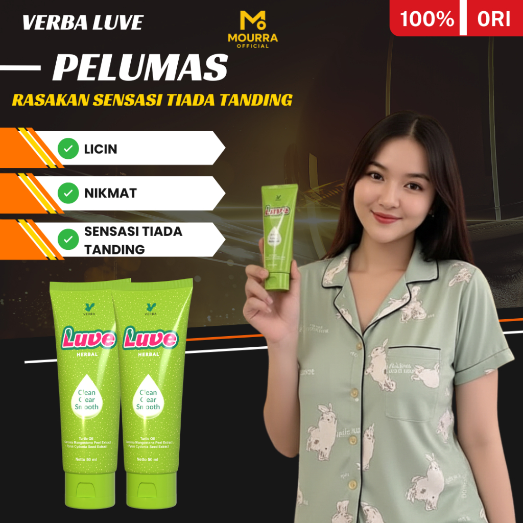 LUVE Play Feel Pelumas Gel Seks Pria & Wanita 50ML Bottle - Lubricant Water Based Sex Lube