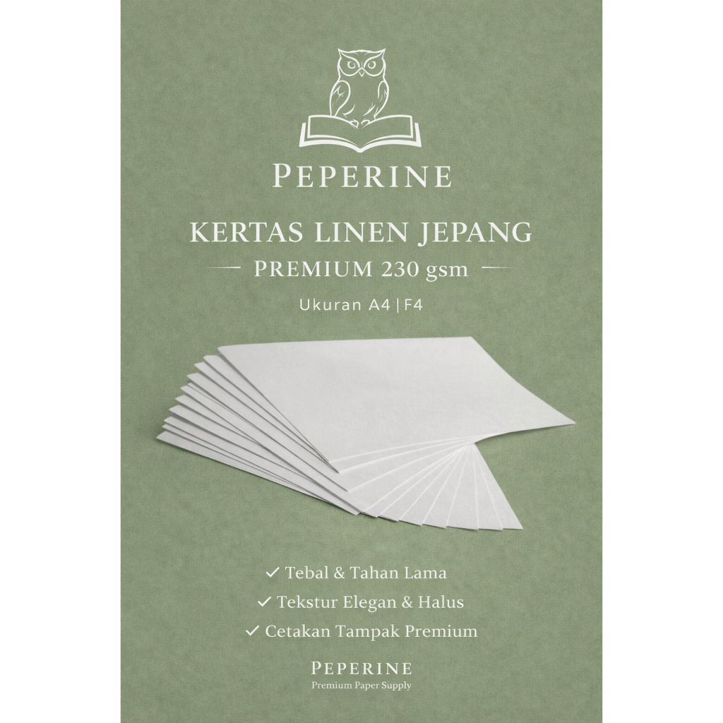 Kertas LINEN Jepang 230 gsm A4| F4 isi 10 lembar / Kertas  Linen Tebal 230 gram Undangan Sertifikat