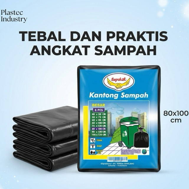 Sampah Kantong 80x100 sampah plastik