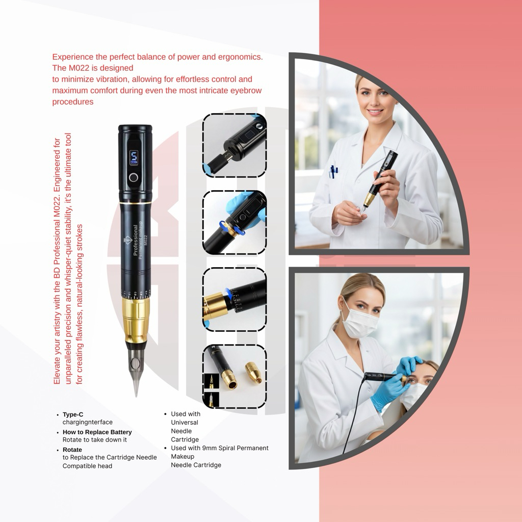 Mesin PMU BD M022 - Rahasia Sulam Alis Natural & Gradasi Sempurna