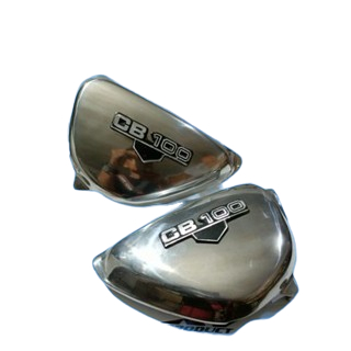 COVER TUTUP BOX AKI SAMPING HONDA CB100 1 SET ALMUNIUM POLES