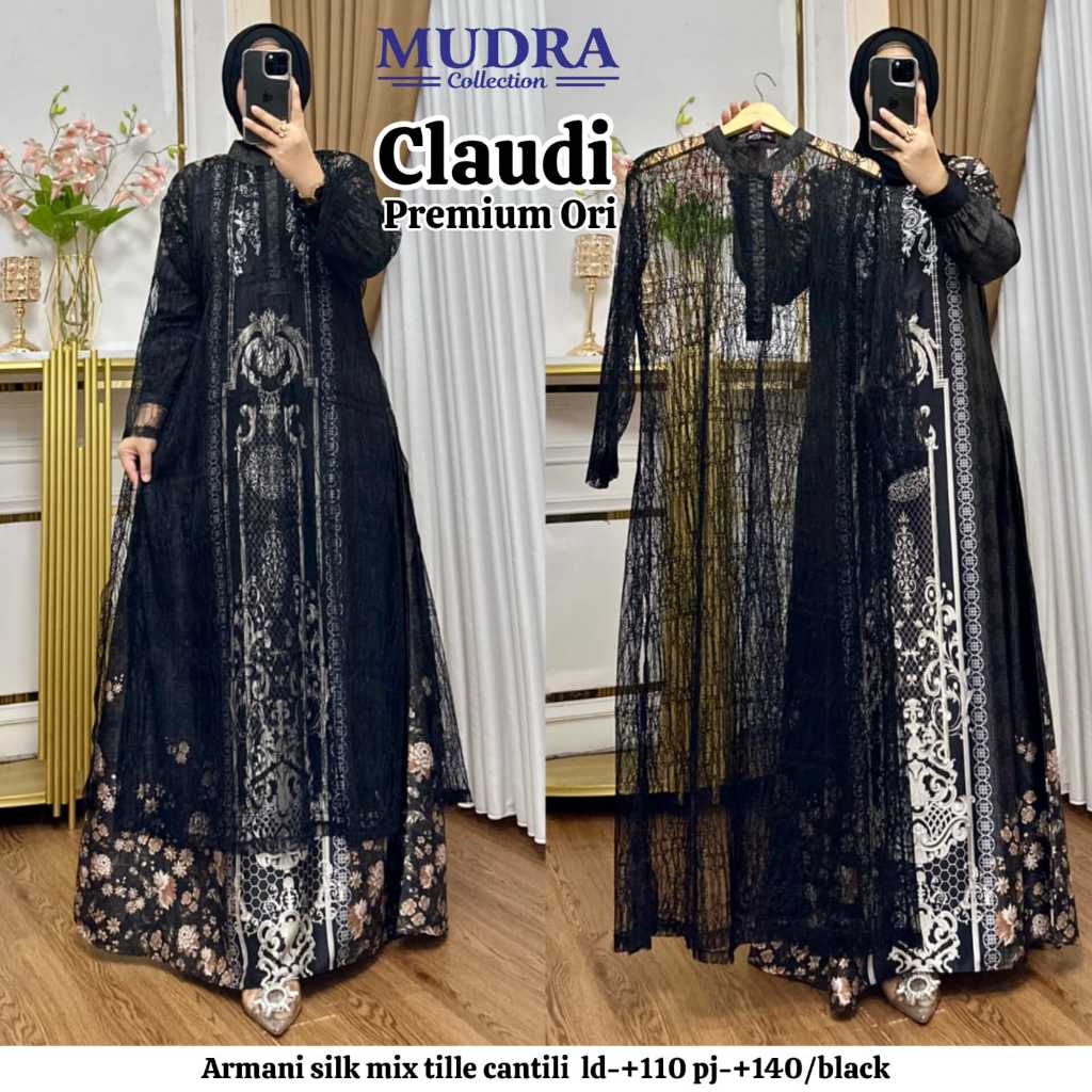 Gamis Mudra Collection / Gamis Terbaru / Gamis Wanita / Gamis Premium / Claudi / Mudra Hijab
