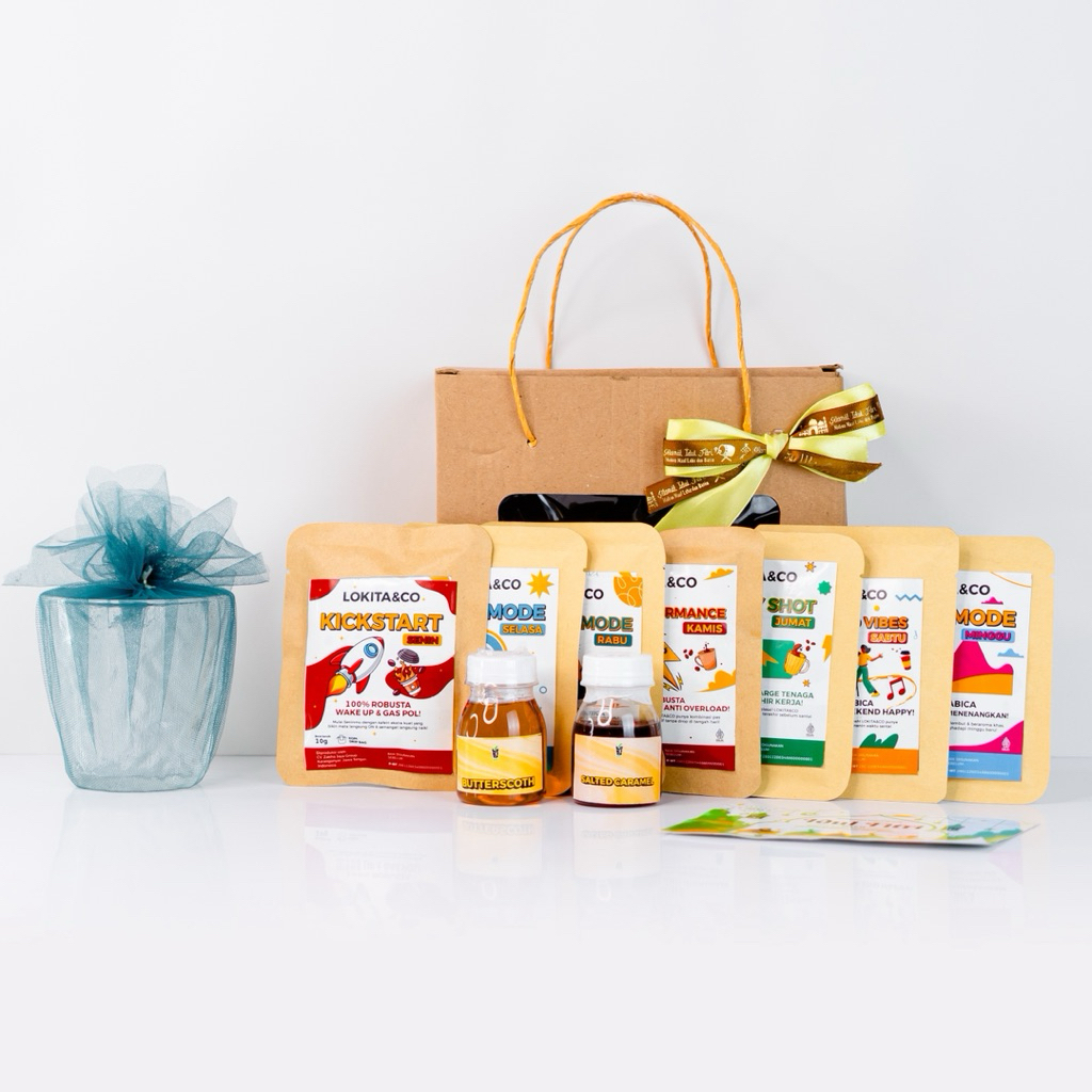 Paket Hampers Hommy (Paket Drip bag Kopi Lokita&Co) Coffee Drip Bag Premium