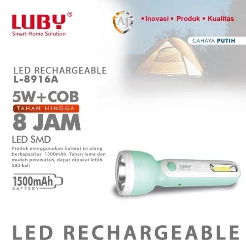 LUBY senter cas 8916A / senter tangan Luby