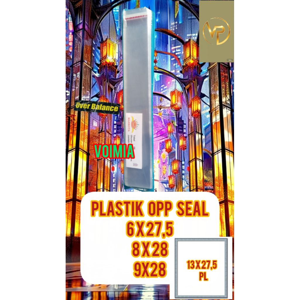 Plastik Opp 6x27,5 8x28 9x28 Souvenir - Plastik Opp 6 x 27.5 / 8 x 28 / 9 x 28 Perhiasan - Plastik O