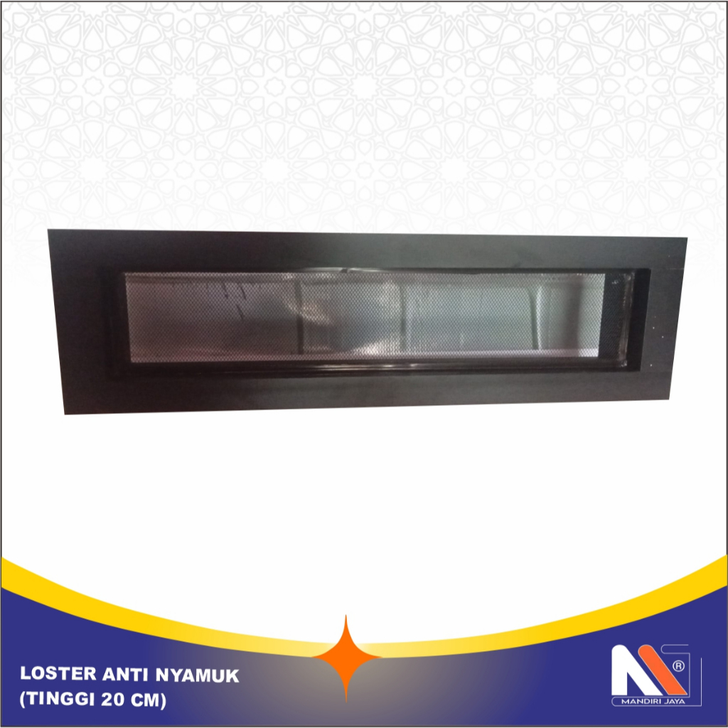 Loster Alumunium Anti Nyamuk - Boven Kasa nyamuk - Ventilasi Ruangan