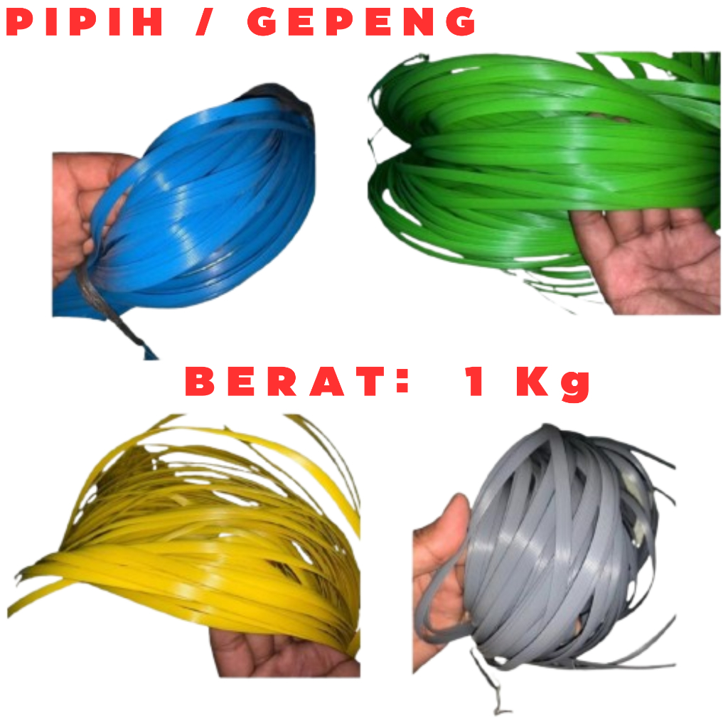 Tali Rotan Sintetis Plastik Pipih | Bahan Anyaman Kursi | Kuat & Awet I Per 1 Kg