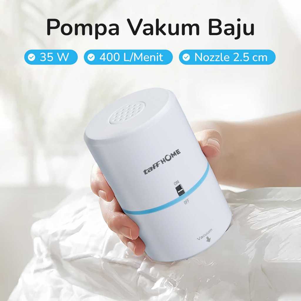 Pompa Vakum Baju Elektrik Vacuum Bag Pump 35W TaffHOME - GR-202