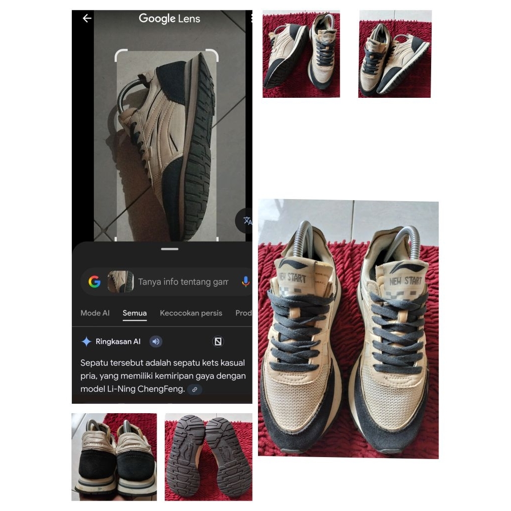 Sepatu Preloved Second Original Li-Ning Chengfeng Size 39